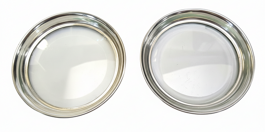 Pair of Hallmarked Sterling Silver Wine/Champagne Coasters