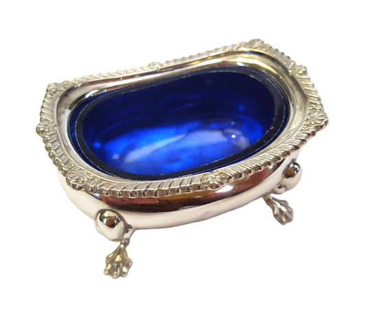 Hallmarked Sterling Silver Open Salt Cellar