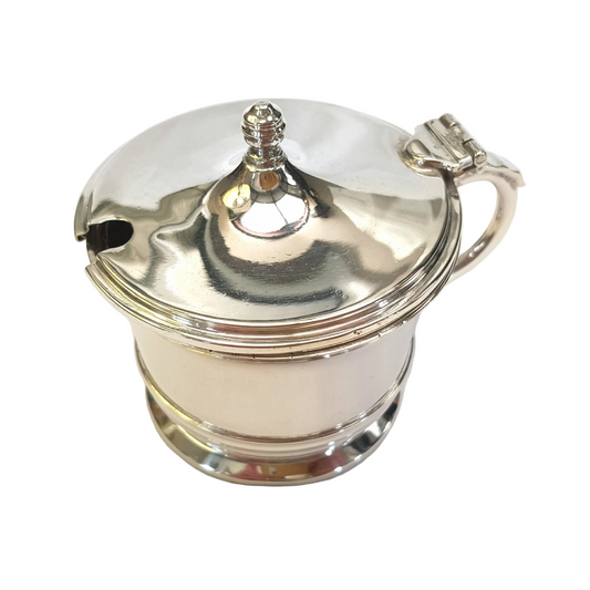 Antique Hallmarked Sterling Silver Lidded Salt Cellar