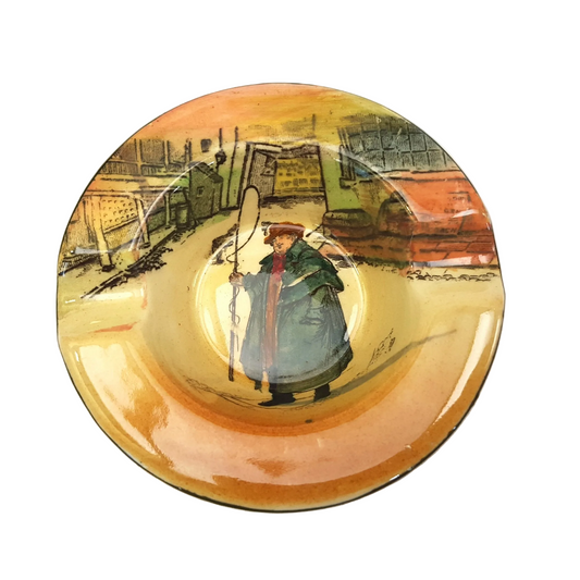 Rare and Collectable Royal Doulton Dickensware ‘Tony Weller’ Miniature Round Ashtray (D5175)
