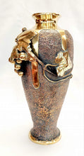 Load image into Gallery viewer, Antique Japanese Meiji (1868-1912) period bronze vase
