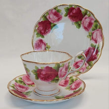 Load image into Gallery viewer, Royal Albert &#39;Old English Rose&#39; trios
