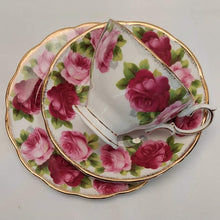 Load image into Gallery viewer, Royal Albert &#39;Old English Rose&#39; trios
