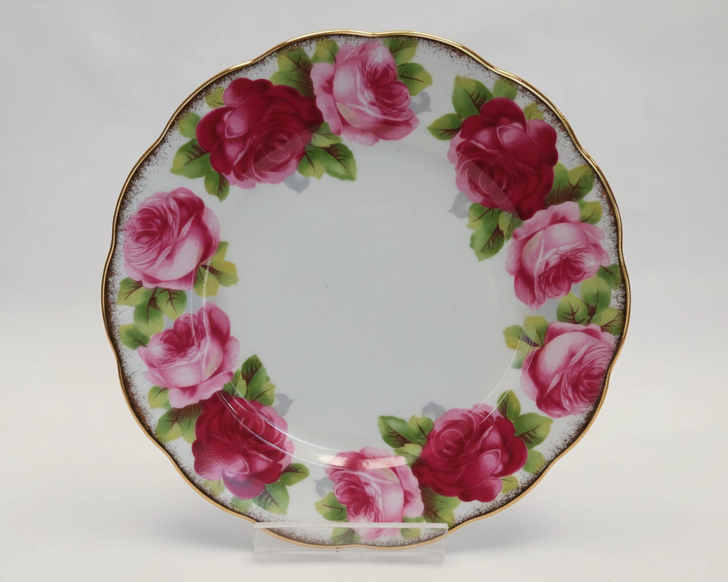 Vintage Royal Albert ‘Old English Rose’ Bone China Trio – Made in England