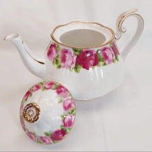 Load image into Gallery viewer, Royal Albert large (6-8 cup) &#39;Old English Rose&#39; teapot
