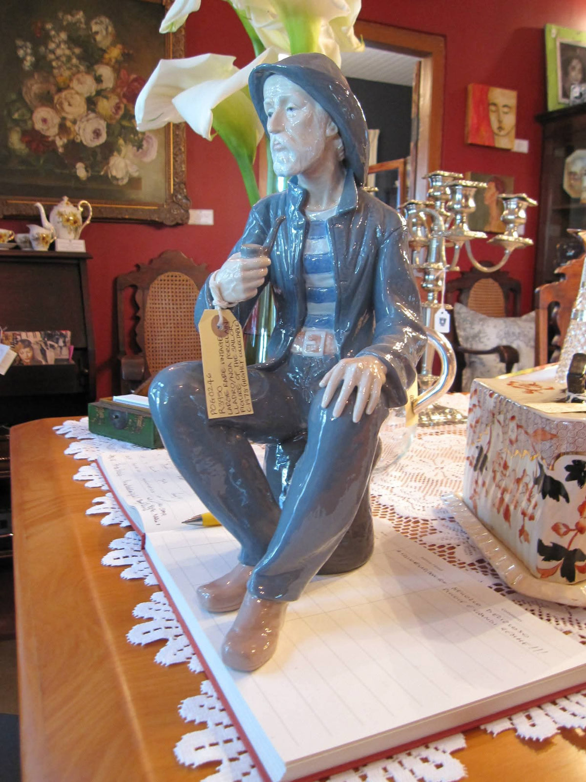 Nao by Lladró | Old Fisherman | Model 262 | Porcelain Figure | Spain | 1960–1978 (Retired)