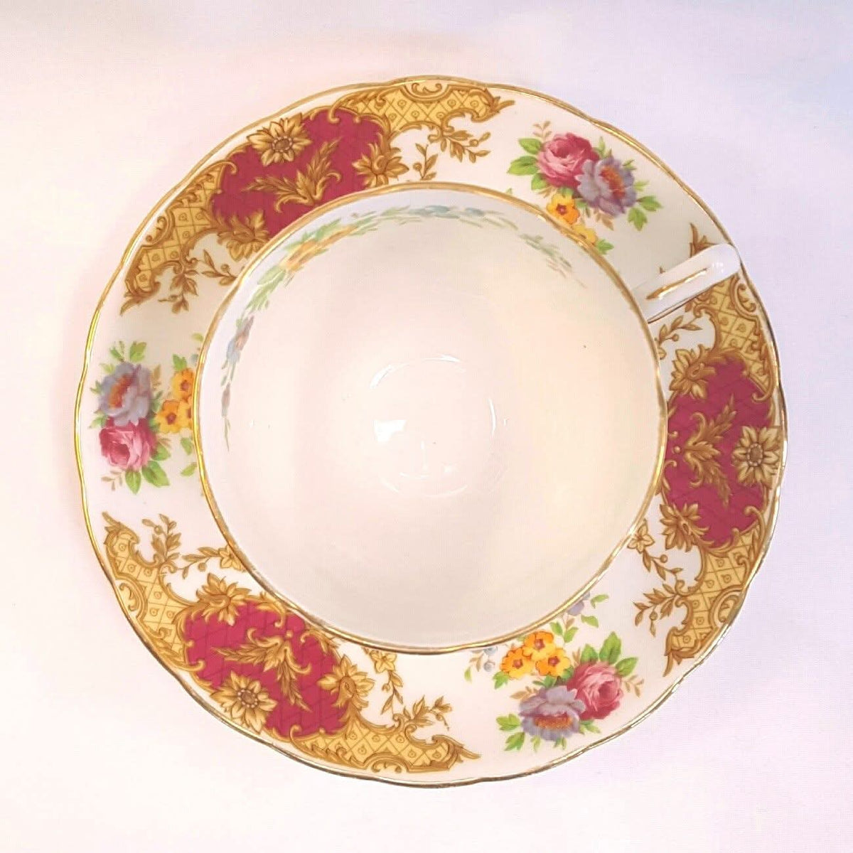 Tuscan Fine English Bone China | Provence | Two Duos (Cup & Saucer) | Pattern C18497 | Circa 1940s–1950s