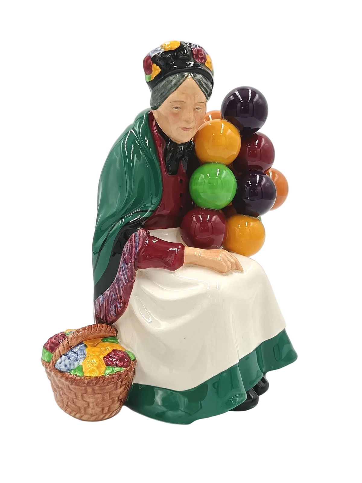 Royal Doulton | The Old Balloon Seller | HN 1315 | Porcelain Figurine | England, introduced 1929