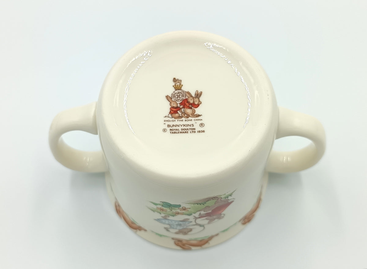 Royal Doulton | Bunnykins | Two-Handled Child's Mug | Fine Bone China | England, c.1936–1990s