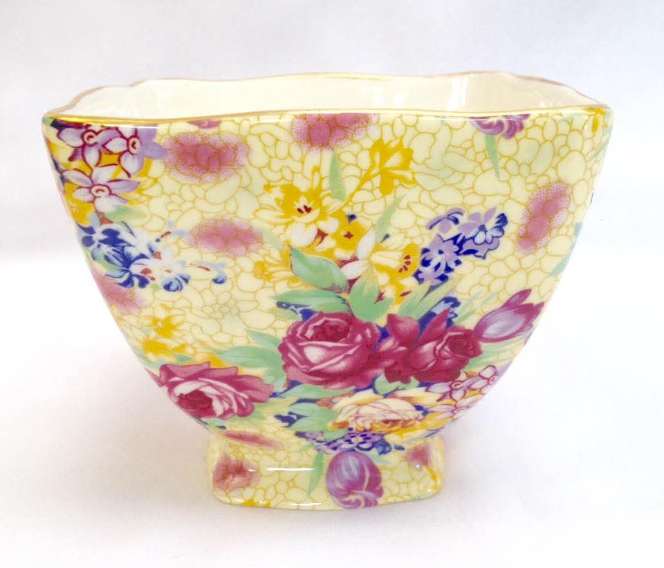 Grimwades Royal Winton | Welbeck | Chintz Teapot, Milk Jug and Open Sugar Basin | Earthenware | England | 1995 Revival