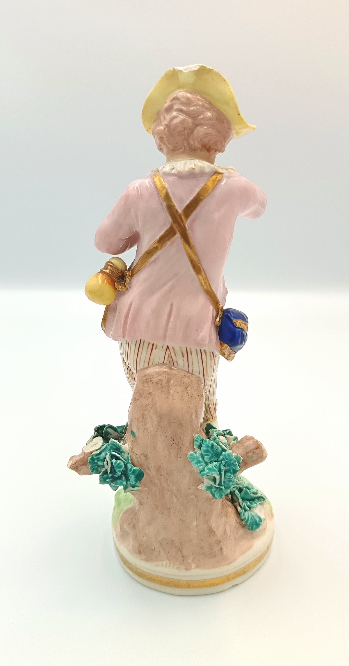Attributed to Bloor Derby | Pastoral Shepherd Boy | Bocage Figure | Polychrome Porcelain | c.1820–1840