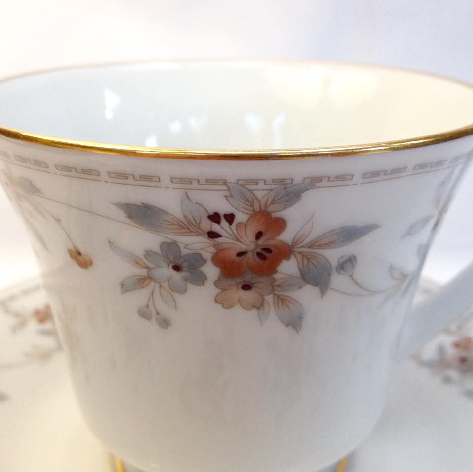 Noritake Legendary | Secret Love | Set of Ten Trios | Porcelain | Sri Lanka, c.1980s–1990s