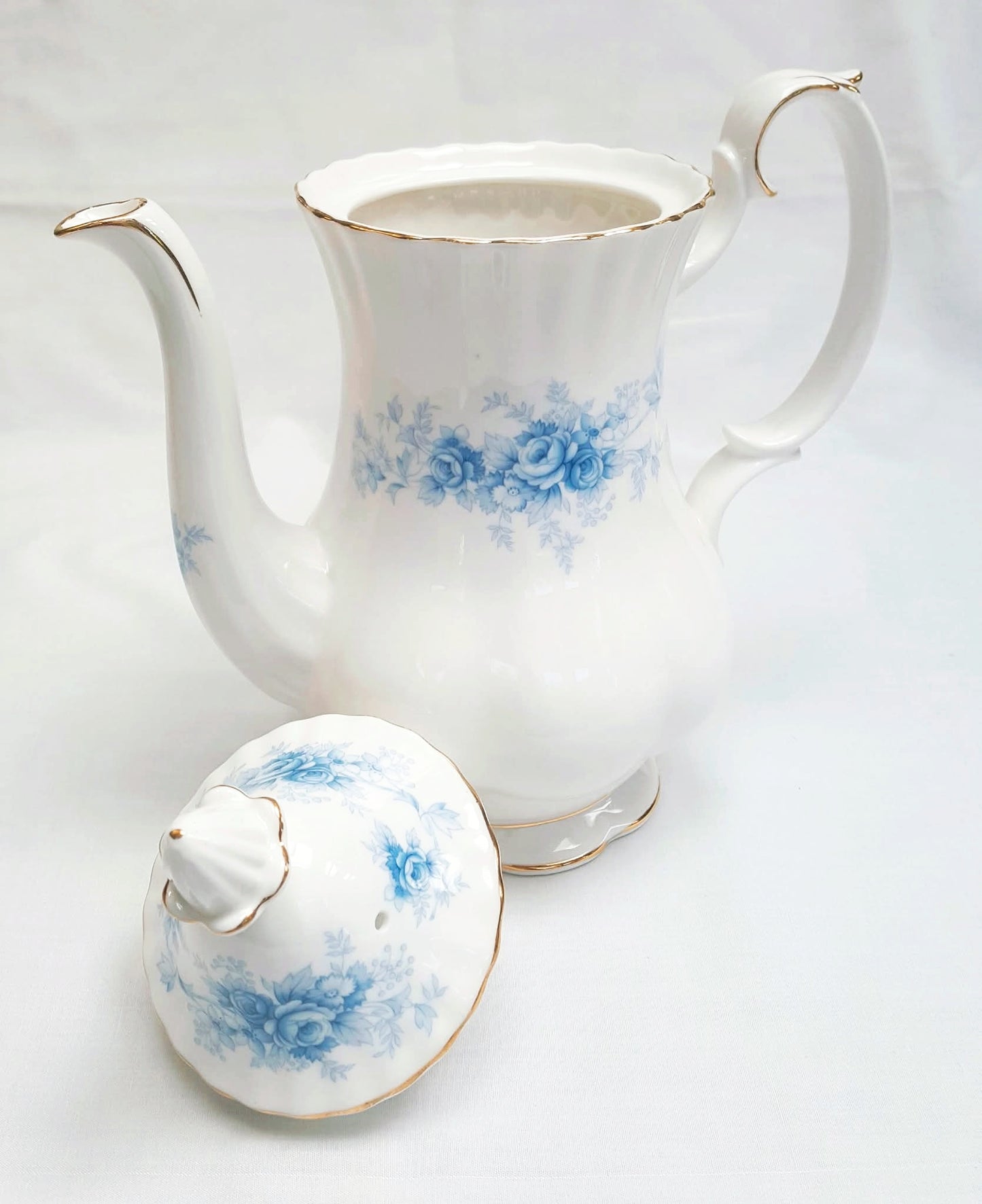 Royal Albert “Windsor Rose” Bone China Coffee Pot-Made in England