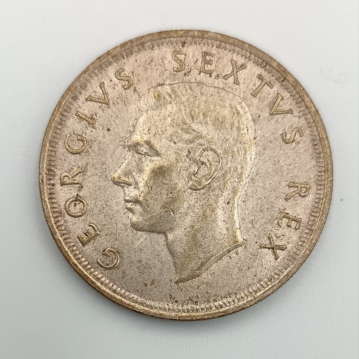 South Africa 1952 Silver 5 Shillings | Van Riebeeck Tercentenary | George VI | Extremely Fine