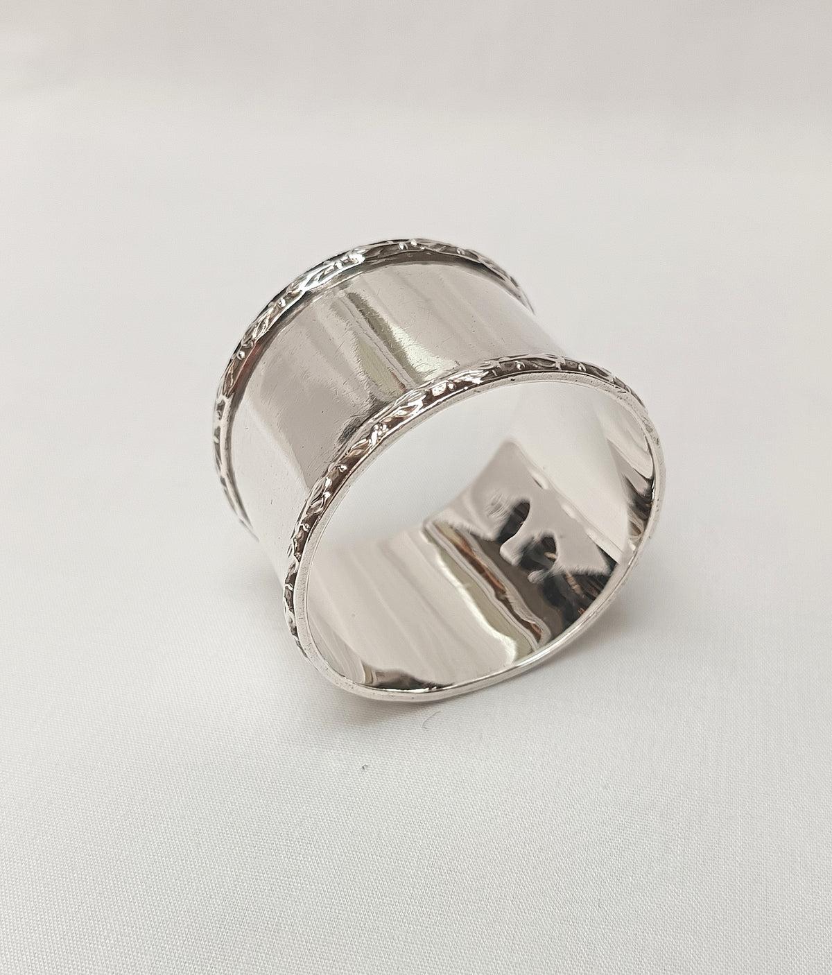 Antique Edwardian Hallmarked Sterling Silver Serviette Ring