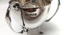 Load image into Gallery viewer, Art Deco Sterling Silver Tyg / Loving Cup – Walker &amp; Hall Sheffield 1929, Egg-Shaped Elegance
