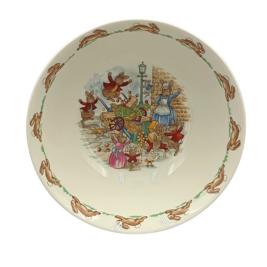 Royal Doulton | Bunnykins | Cereal Bowl | Fine Bone China | England, 1984 — Golden Jubilee Celebration