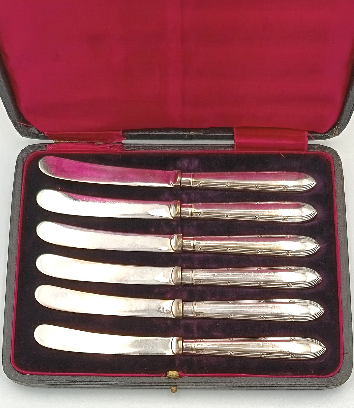 Victorian | Silver-Plated Butter Spreaders | Set of Six | Original Presentation Case | England | c.1880–1910