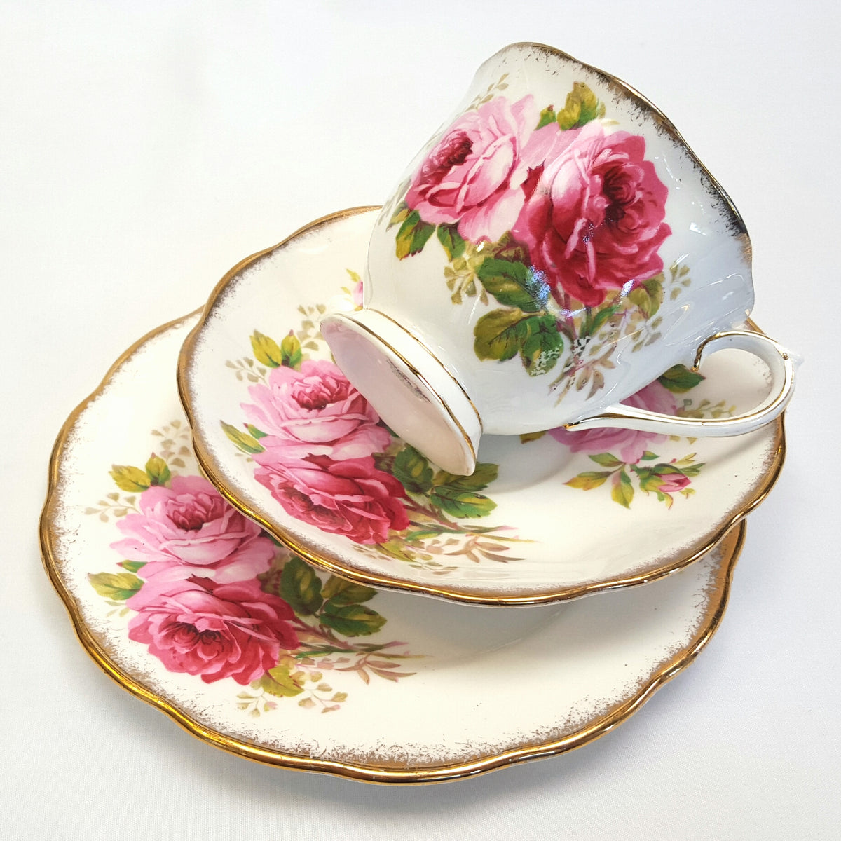Royal Albert | American Beauty | Trio | Fine Bone China | England, c.1950s–1960s