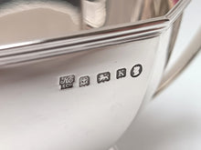 Load image into Gallery viewer, Elegant Art Deco Hallmarked Sterling Silver Sauce Boat – Hawksworth Eyre Birmingham 1934 | Timeless English Tableware
