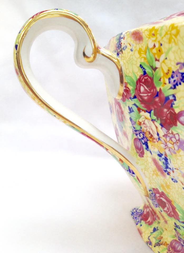 Grimwades Royal Winton | Welbeck | Chintz Teapot, Milk Jug and Open Sugar Basin | Earthenware | England | 1995 Revival