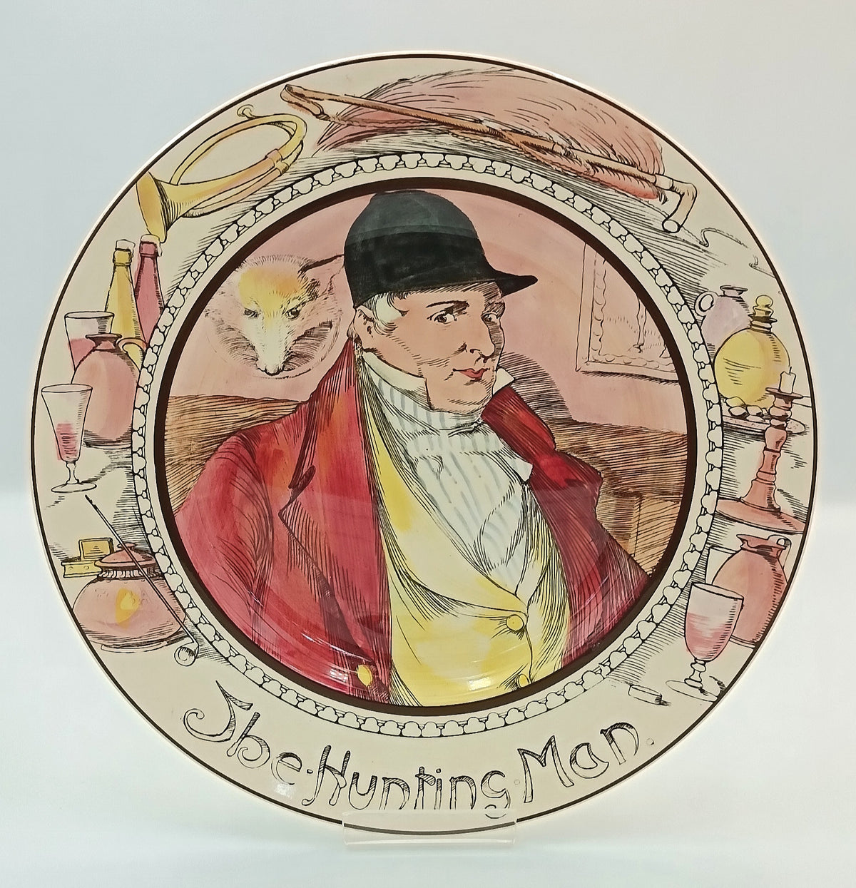 Royal Doulton | The Professionals Series — The Hunting Man | Series Ware Cabinet Plate | Pattern D6282 | England, mid-20th century