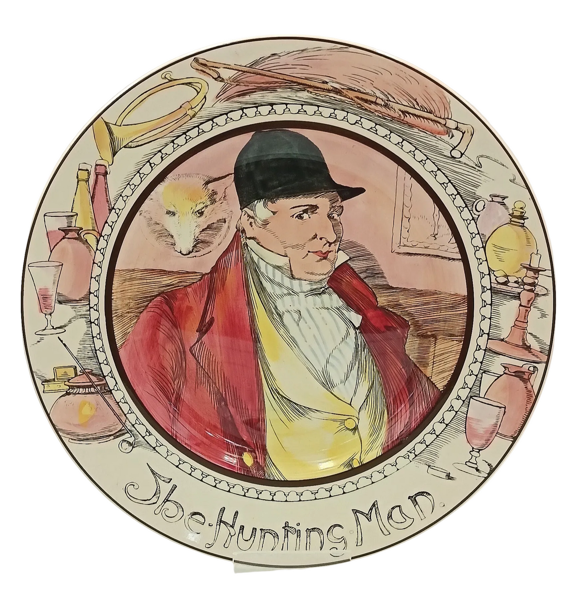 Royal Doulton | The Professionals Series — The Hunting Man | Series Ware Cabinet Plate | Pattern D6282 | England, mid-20th century