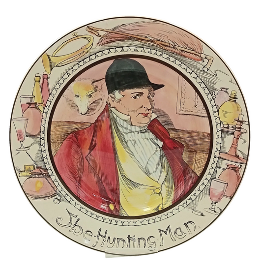 Royal Doulton | The Professionals Series — The Hunting Man | Series Ware Cabinet Plate | Pattern D6282 | England, mid-20th century