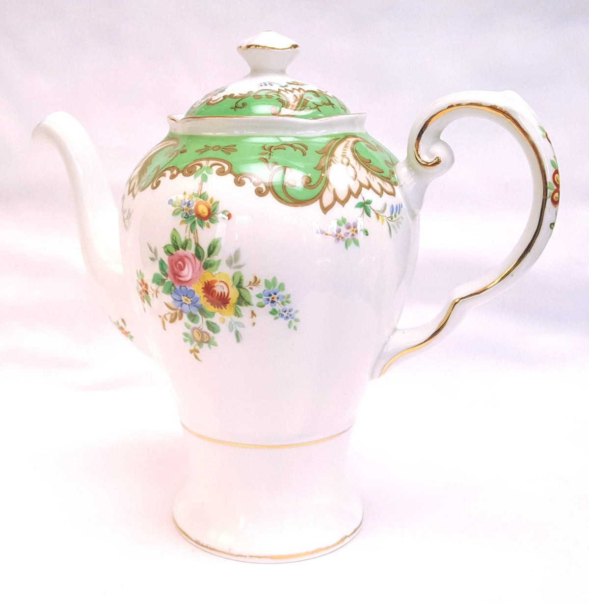 Tuscan Fine Bone China | 'Blenheim' Pattern | Part Coffee Set | 9 Pieces | Circa 1940s