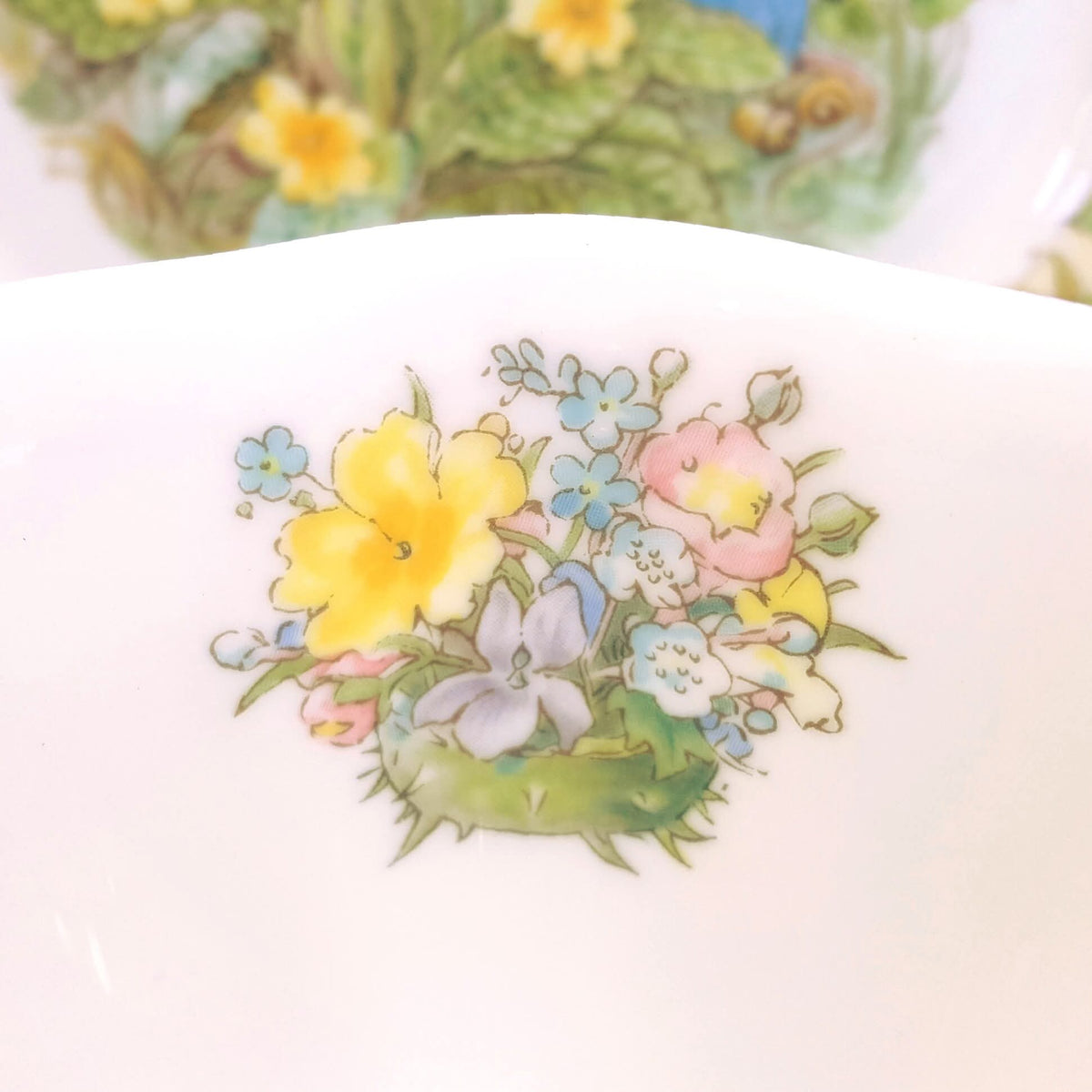 Royal Doulton | Brambley Hedge — Spring | Trio | Jill Barklem | 1983