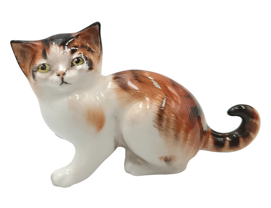 Royal Doulton | Character Kitten — Looking Up | Bone China Animal Study | HN 2584 | England, 20th century