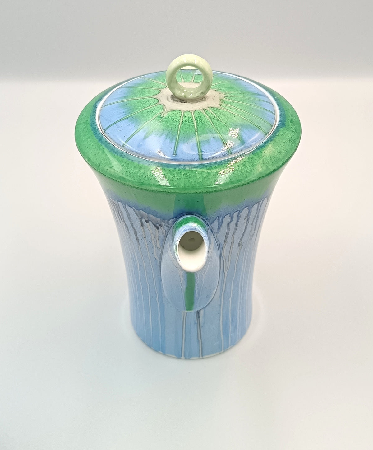 Shelley | Harmony Dripware | Regent Shape | Blue & Green | Part Coffee Service | England, 1933–1934