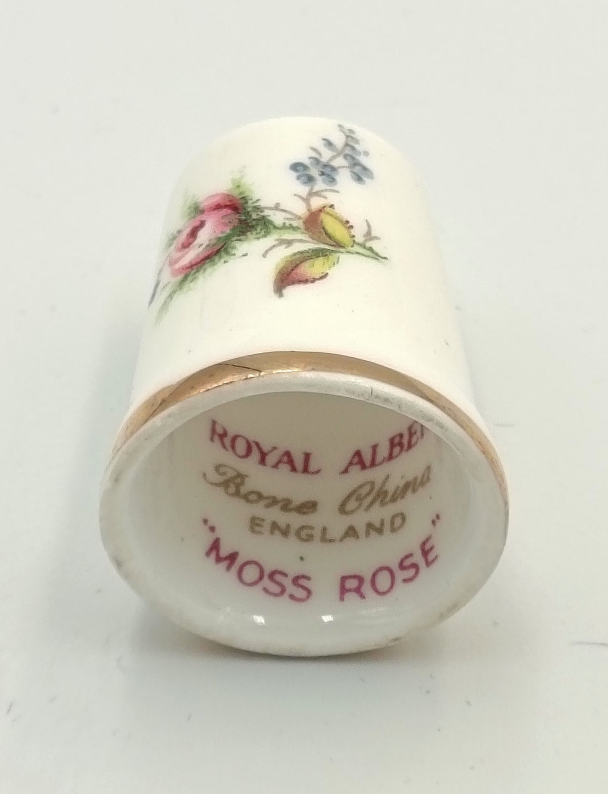 Royal Albert | Bone China | Moss Rose | Collector's Thimble | England
