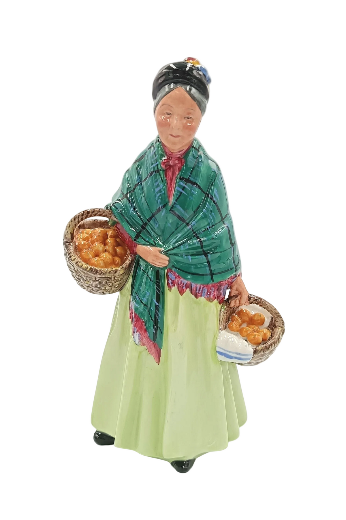 Royal Doulton | The Orange Lady | HN 1953 | Porcelain Figurine | England, Introduced 1940