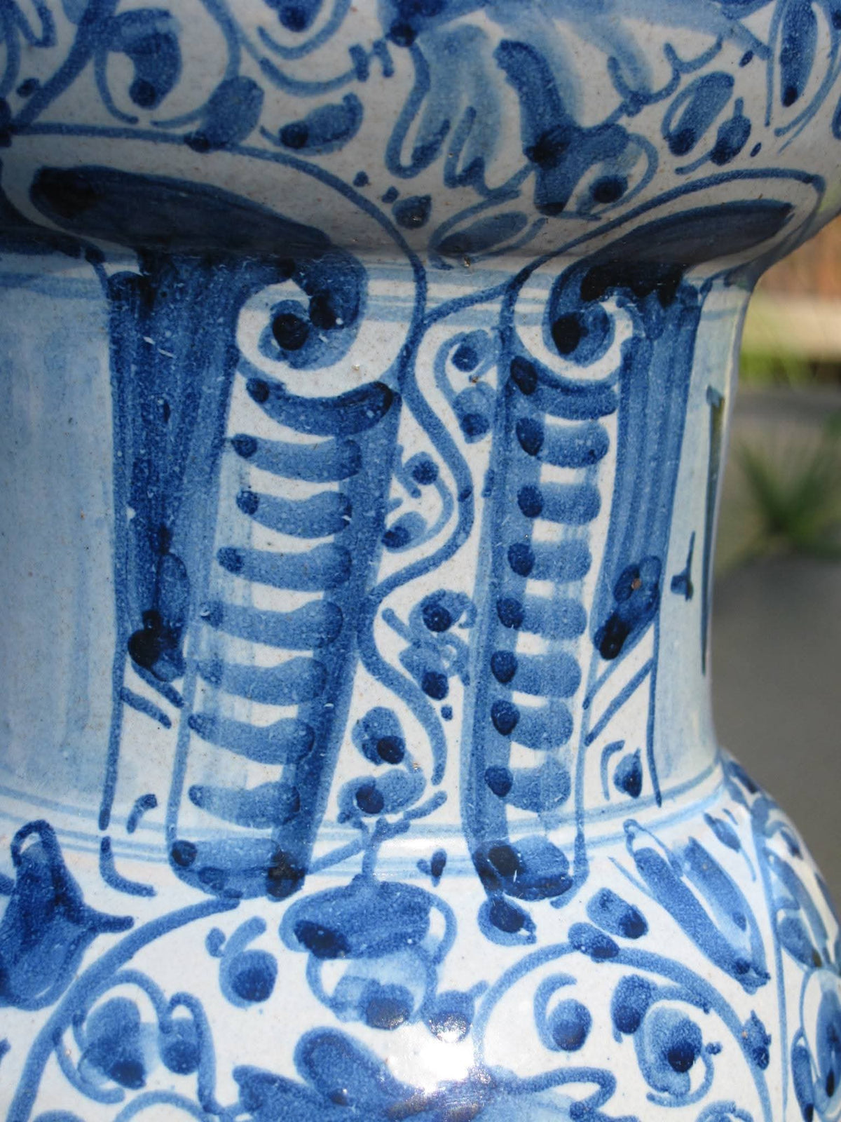 Italian Majolica | Albarello Apothecary Jar | Blue and White | Rome or Savona | c.16th–17th Century