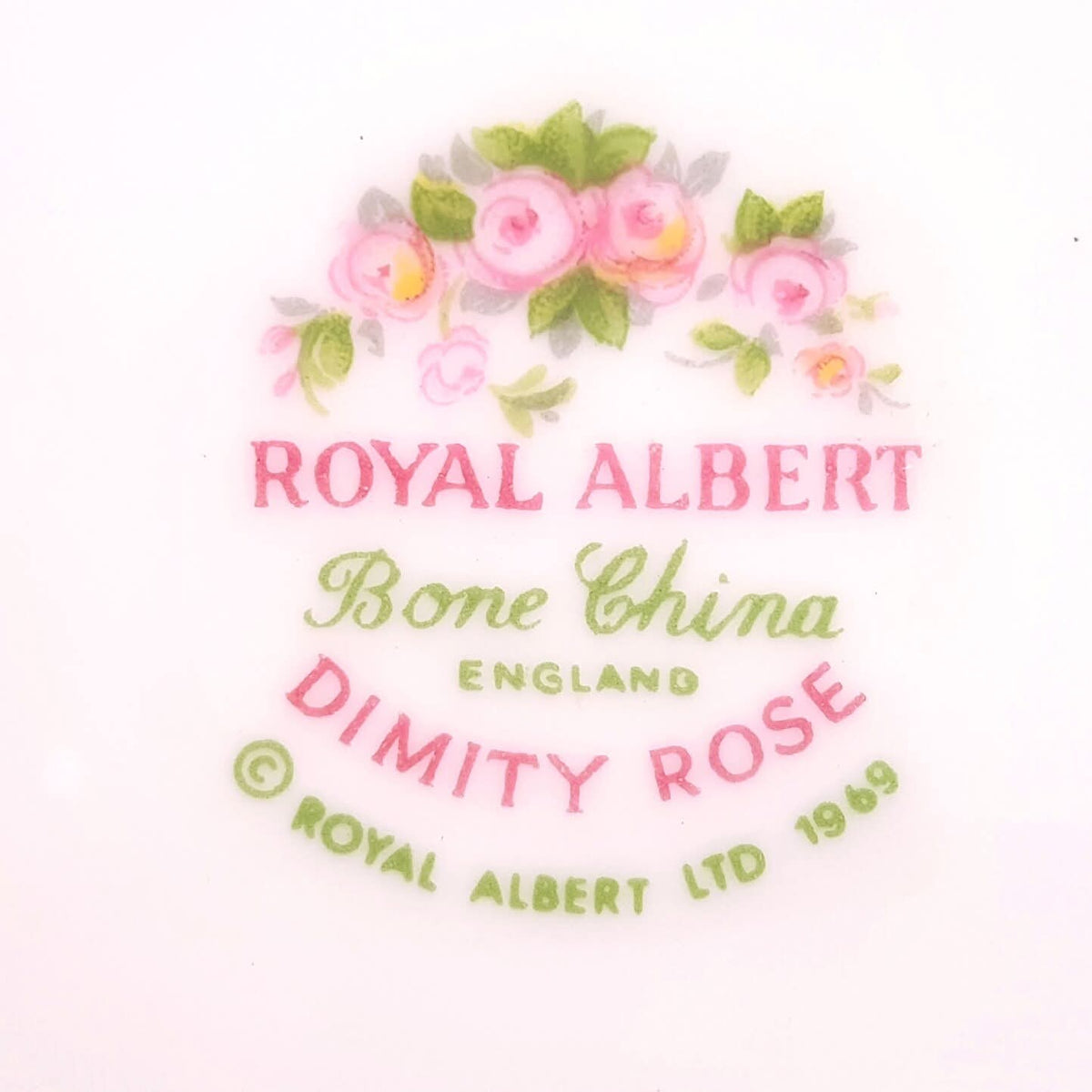 Royal Albert | Dimity Rose | Trio | © Royal Albert Ltd 1969