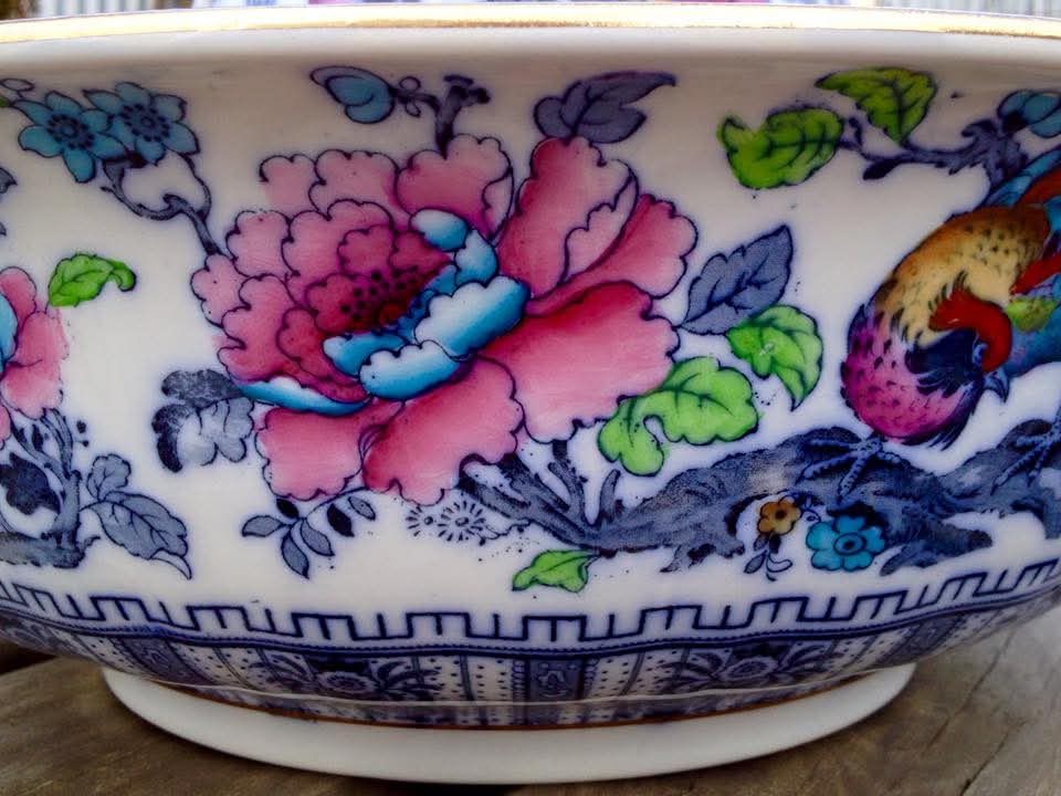 Keeling & Co. Ltd | Losol Ware | Shanghai | Washbowl and Jug | Semi-Porcelain | Burslem, England | c.1912–1936
