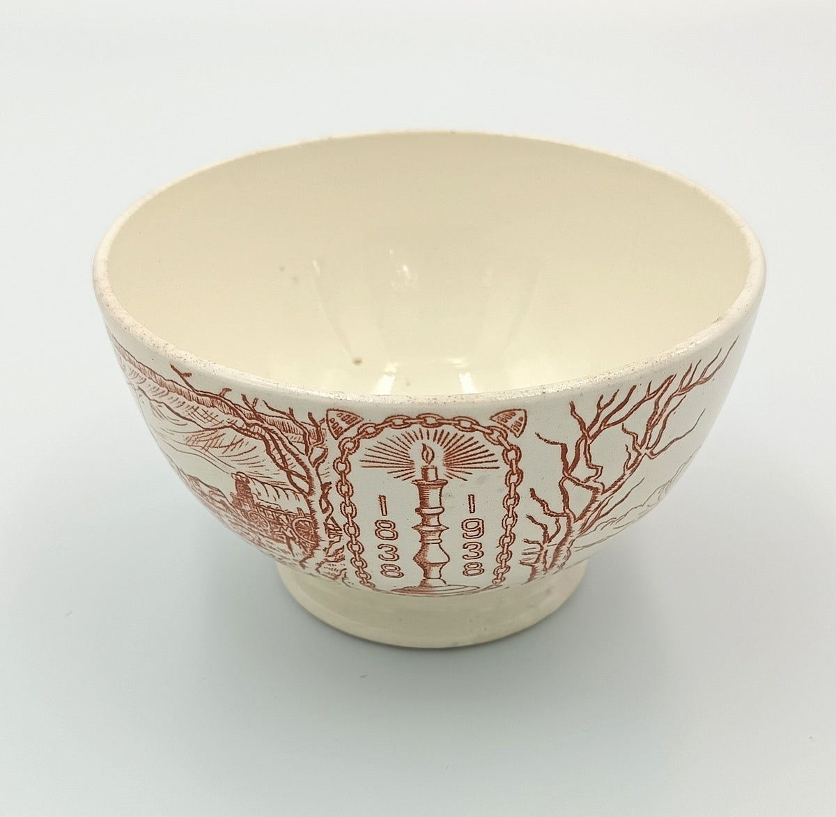 De Sphinx, Maastricht | Voortrekker Centenary Commemorative Bowl | 1838–1938 | Issued by Uniewinkels, Pretoria