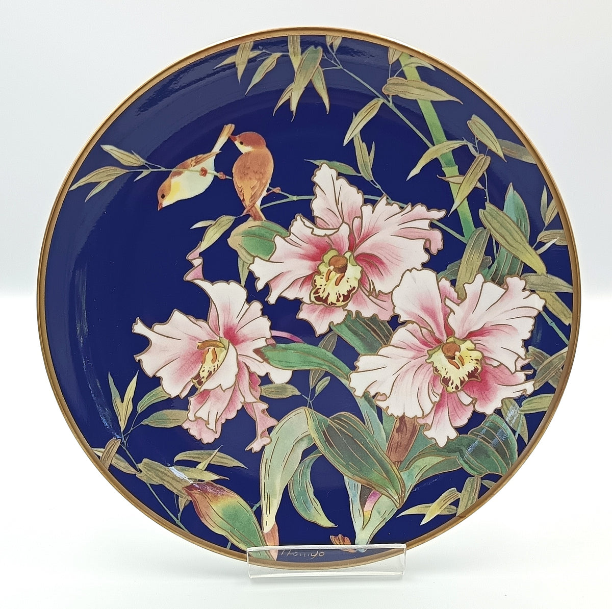 Wedgwood | Bone China | Collector Plate | ‘Orchid’ | Treasures of the Moon Series | England | Late 20th Century