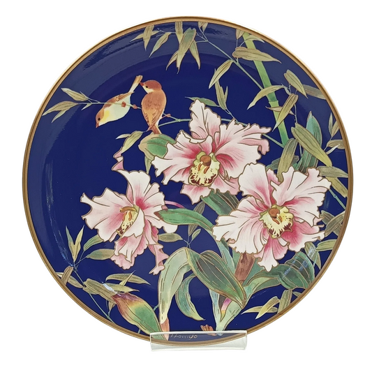 Wedgwood | Bone China | Collector Plate | ‘Orchid’ | Treasures of the Moon Series | England | Late 20th Century