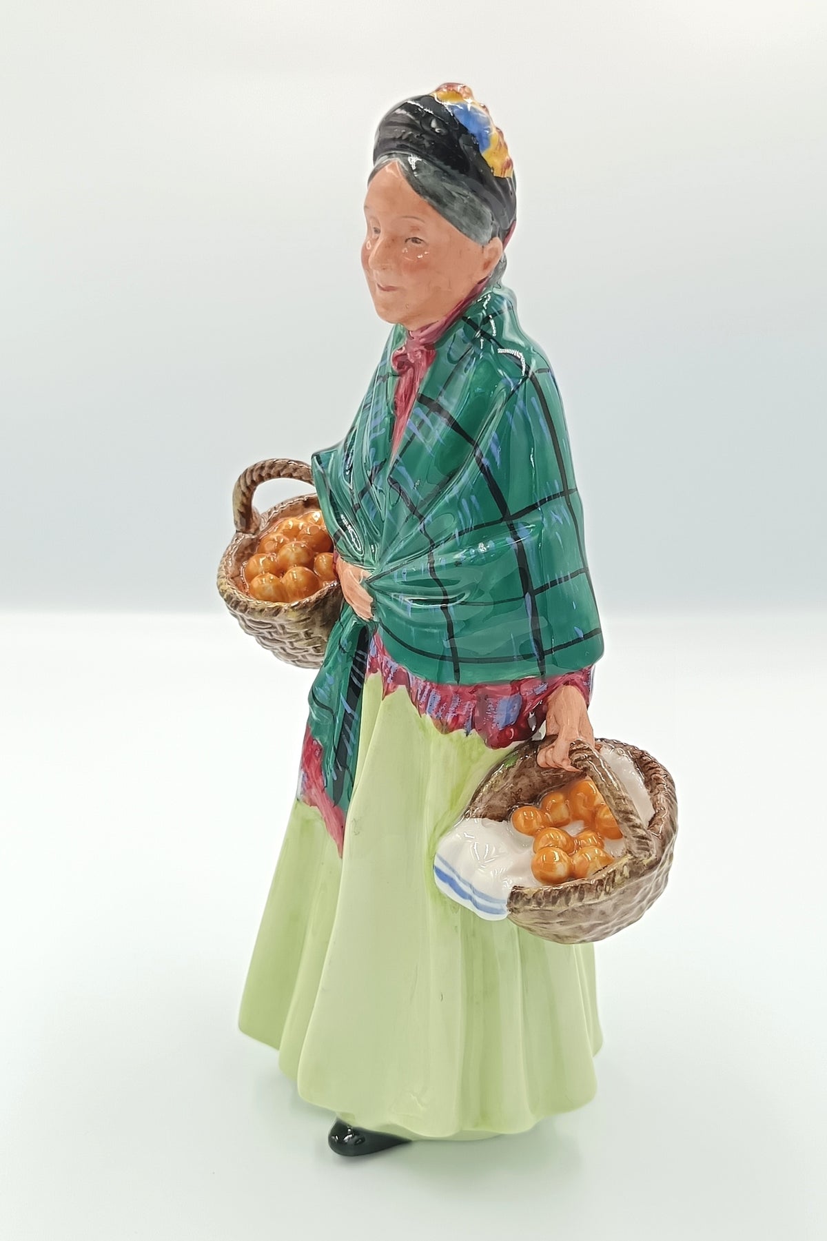 Royal Doulton | The Orange Lady | HN 1953 | Porcelain Figurine | England, Introduced 1940