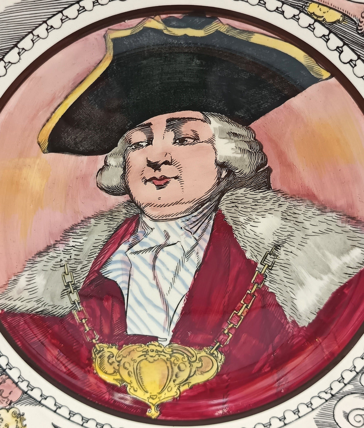 Royal Doulton | The Professionals Series — The Mayor | Series Ware Cabinet Plate | Pattern D6283 | England, mid-20th century