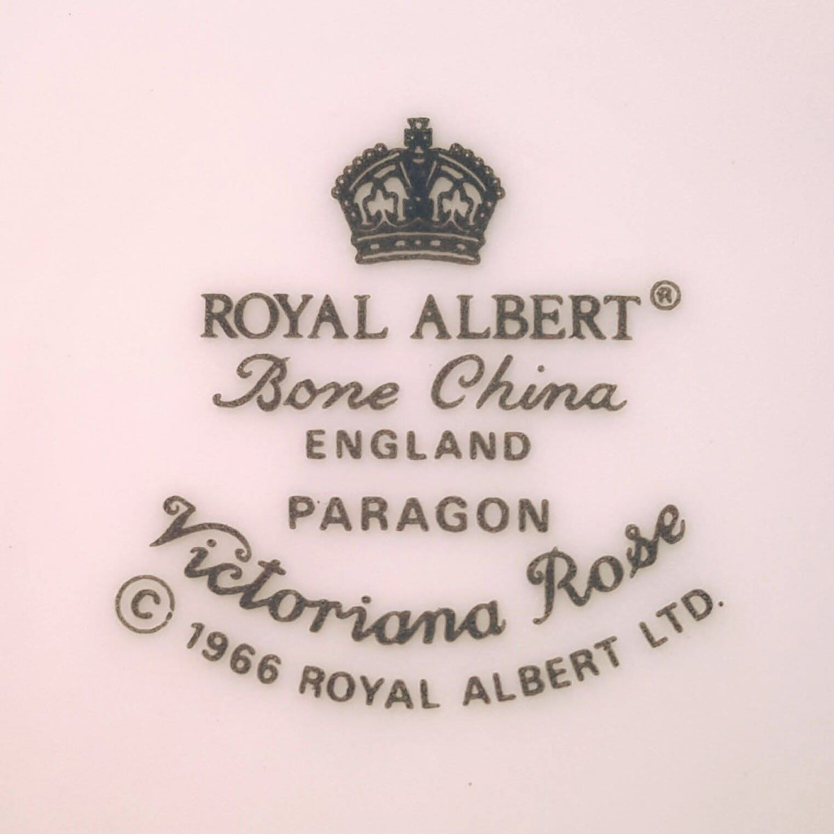 Royal Albert | Victoriana Rose | Cake Plate, Milk Jug & Sugar Bowl | Three-Piece Serving Grouping | Pattern Copyright 1966