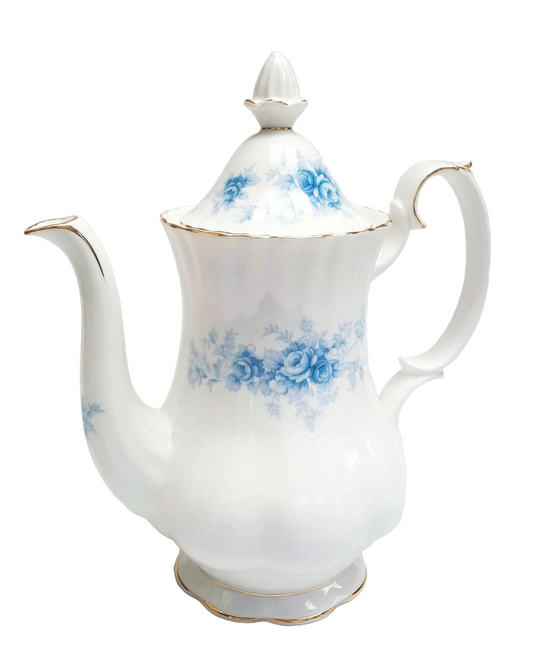 Royal Albert “Windsor Rose” Bone China Coffee Pot-Made in England