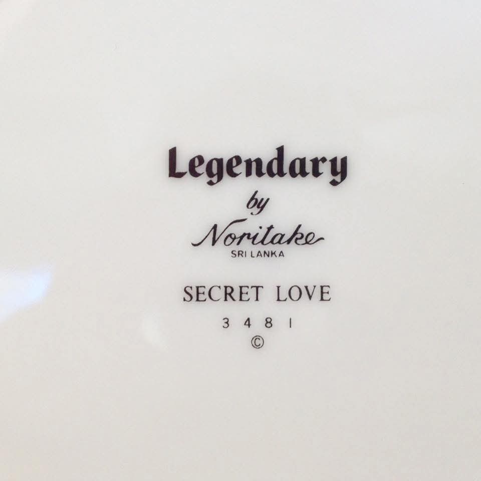 Noritake Legendary | Secret Love | Set of Ten Trios | Porcelain | Sri Lanka, c.1980s–1990s