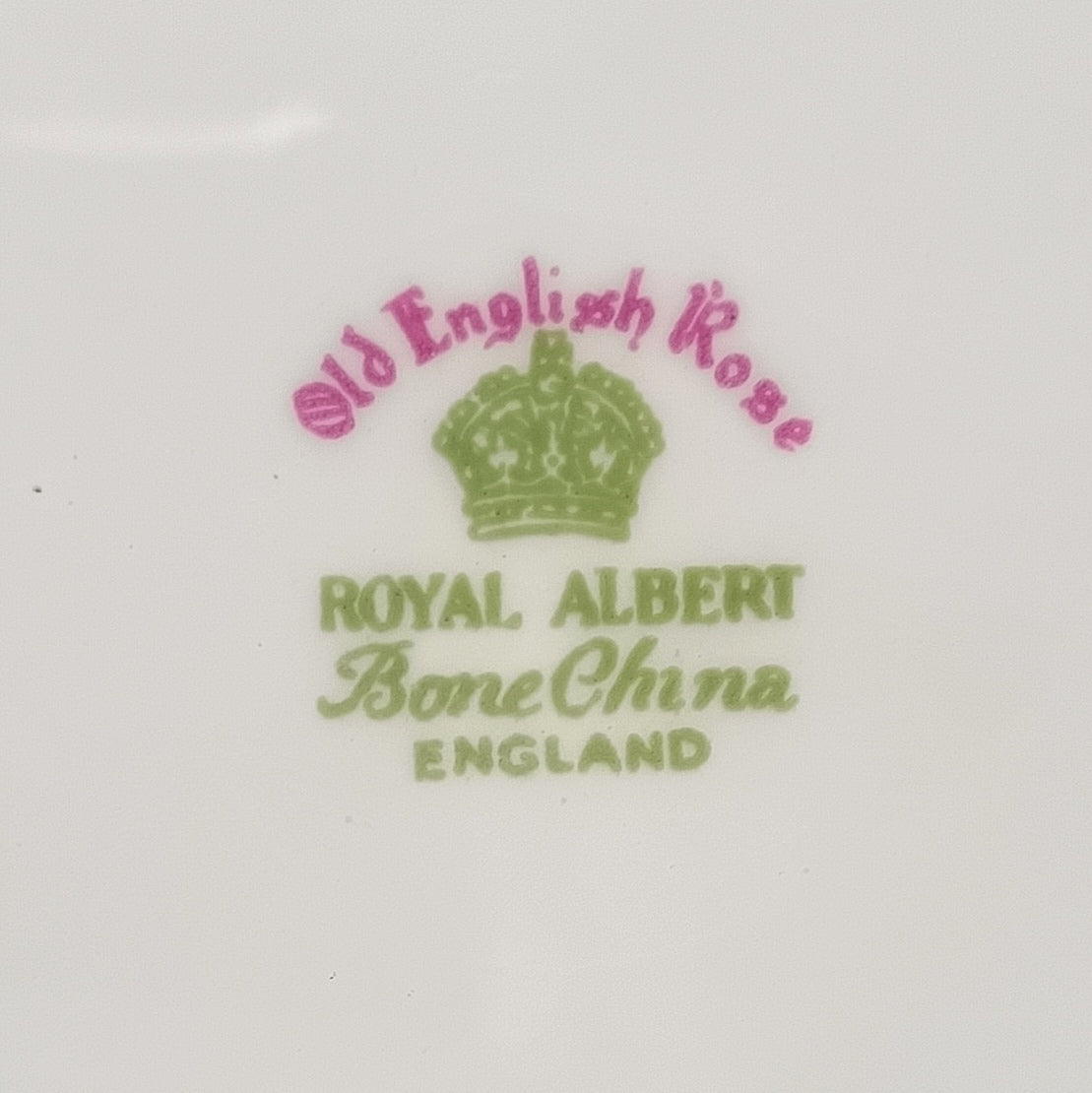 Royal Albert | Bone China | Cake Plate with Handles | Old English Rose | England | c.1927–1960