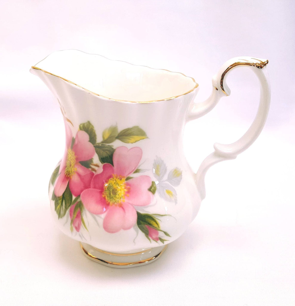 Royal Albert | Prairie Rose | Coffee Pot, Milk Jug & Sugar Bowl | Three-Piece Coffee Grouping | 1950s–1960s