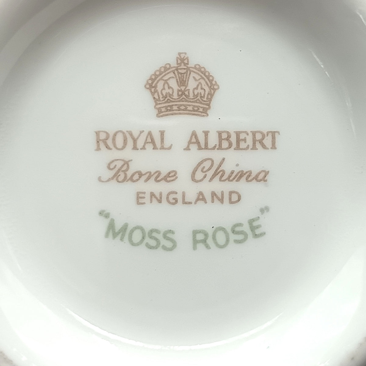 Royal Albert | Moss Rose | Tea Cup and Saucer | Bone China | England | c.1960s–1970s
