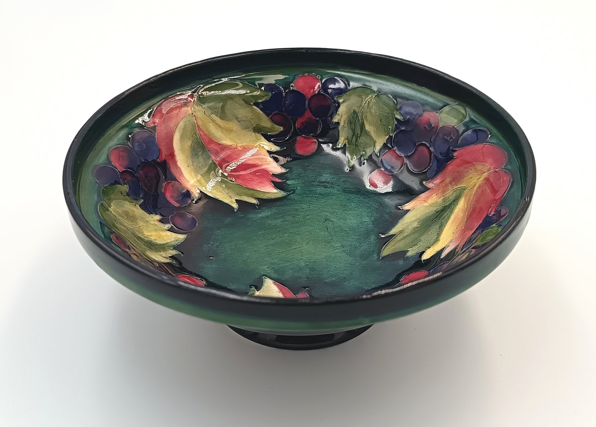 Moorcroft | Leaf and Berry | Footed Bowl | Tube-Lined Earthenware | England, c.1928–1935