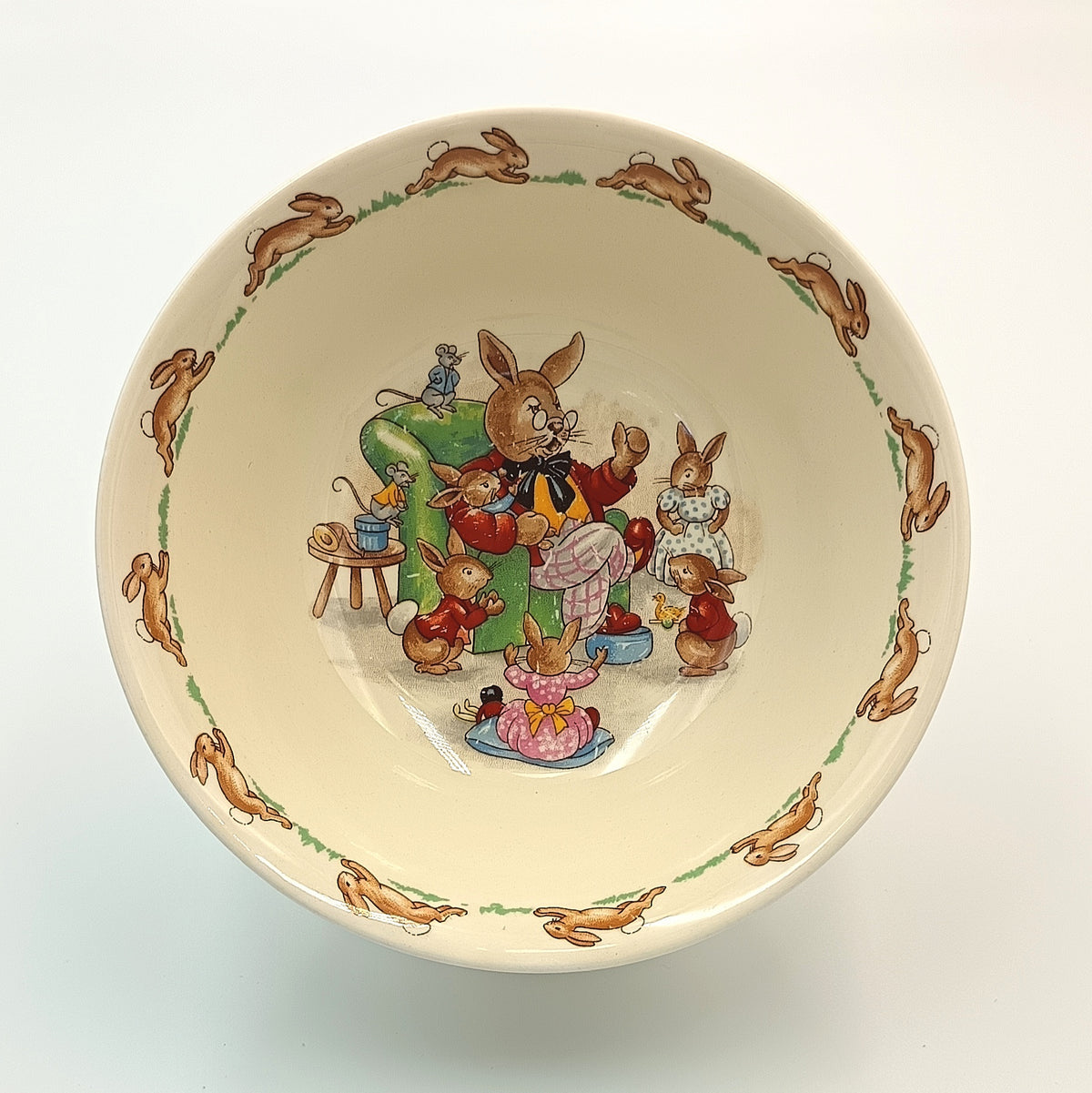 Royal Doulton | Bunnykins | Cereal Bowl | Earthenware | England, c.1959–1975
